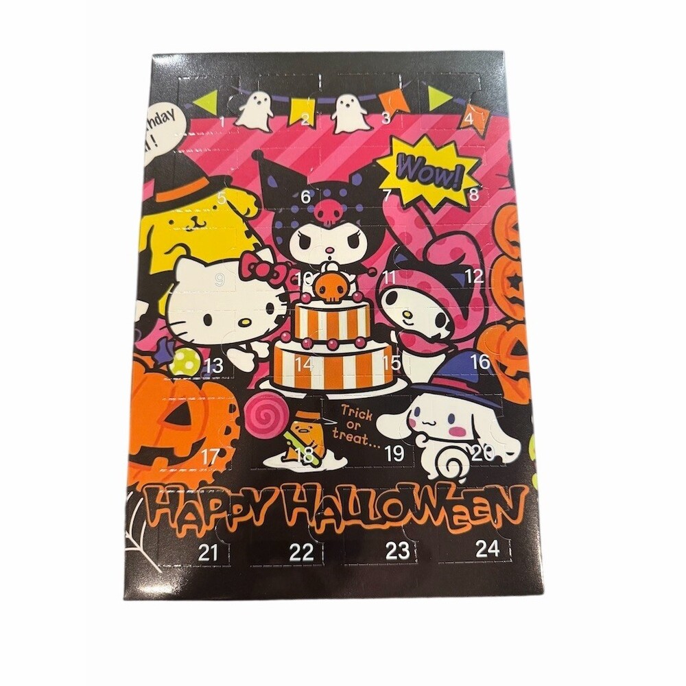 Sanrio Halloween Countdown Advent Calendar 24pc Pendant Charm Blind Box - Picture 2 of 3